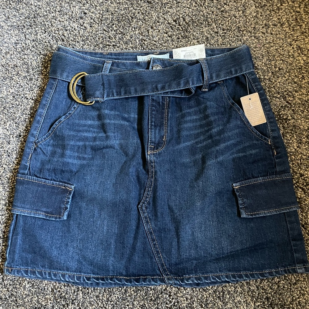 NWT Jean mini skirt
